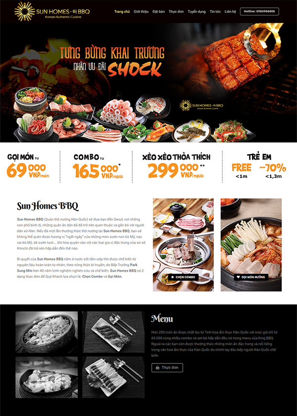thiet-ke-website-nha-hang-lau-nuong-bbq Thiết kế website nhà hàng chuyên nghiệp