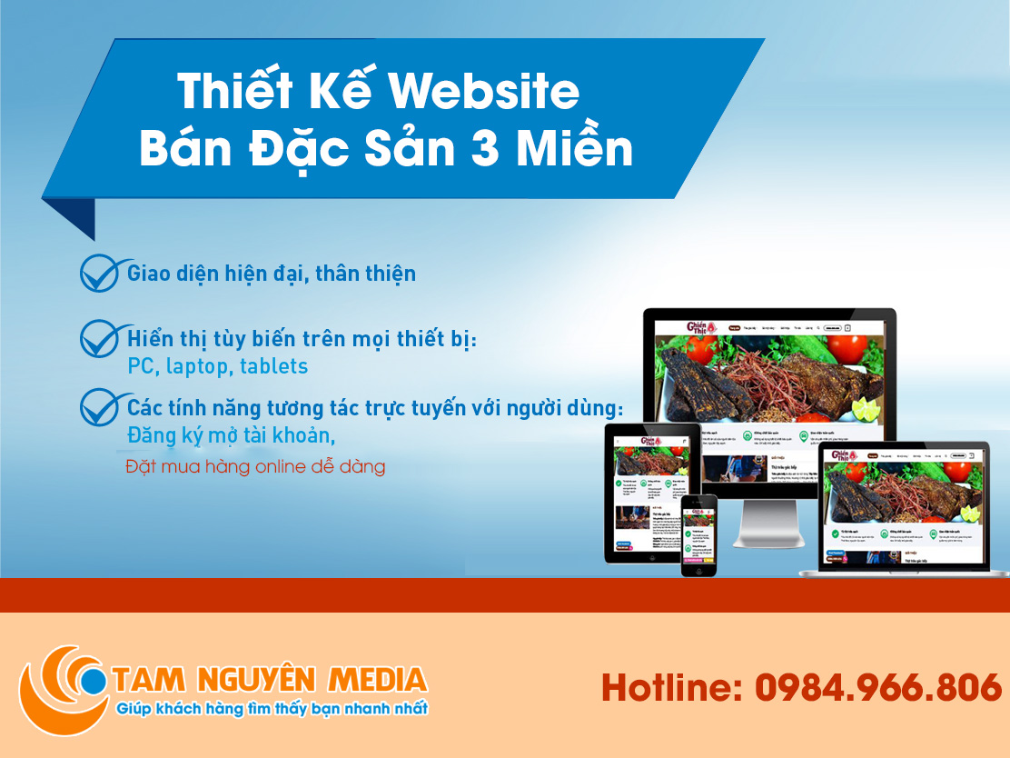 thiet-ke-website-dac-san Thiết kế website bán đặc sản 3 miền(Tặng tên miền và hosting)
