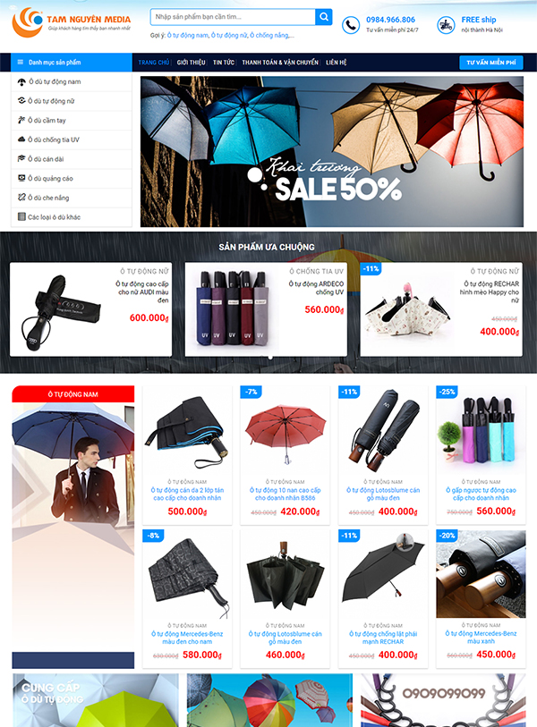 thiet-ke-website-ban-hang-o-du-nha-bat-1 Thiết kế website bán ô dù, áo mưa Wordpress