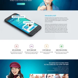 Thiết kế landing page dịch vụ nha khoa online