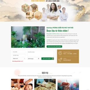 Thiết kế website đông y chuyên nghiệp