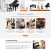 Thiết kế website trung tâm âm nhạc chuyên nghiệp 1 web hoc dan