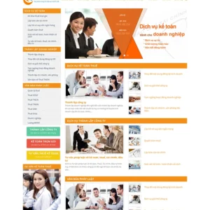 Thiết kế website dịch vụ kế toán chuyên nghiệp