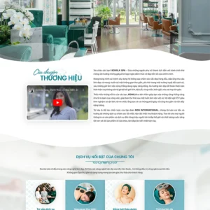 Thiết kế website thẩm mỹ viện Việt Nam chuyên nghiệp