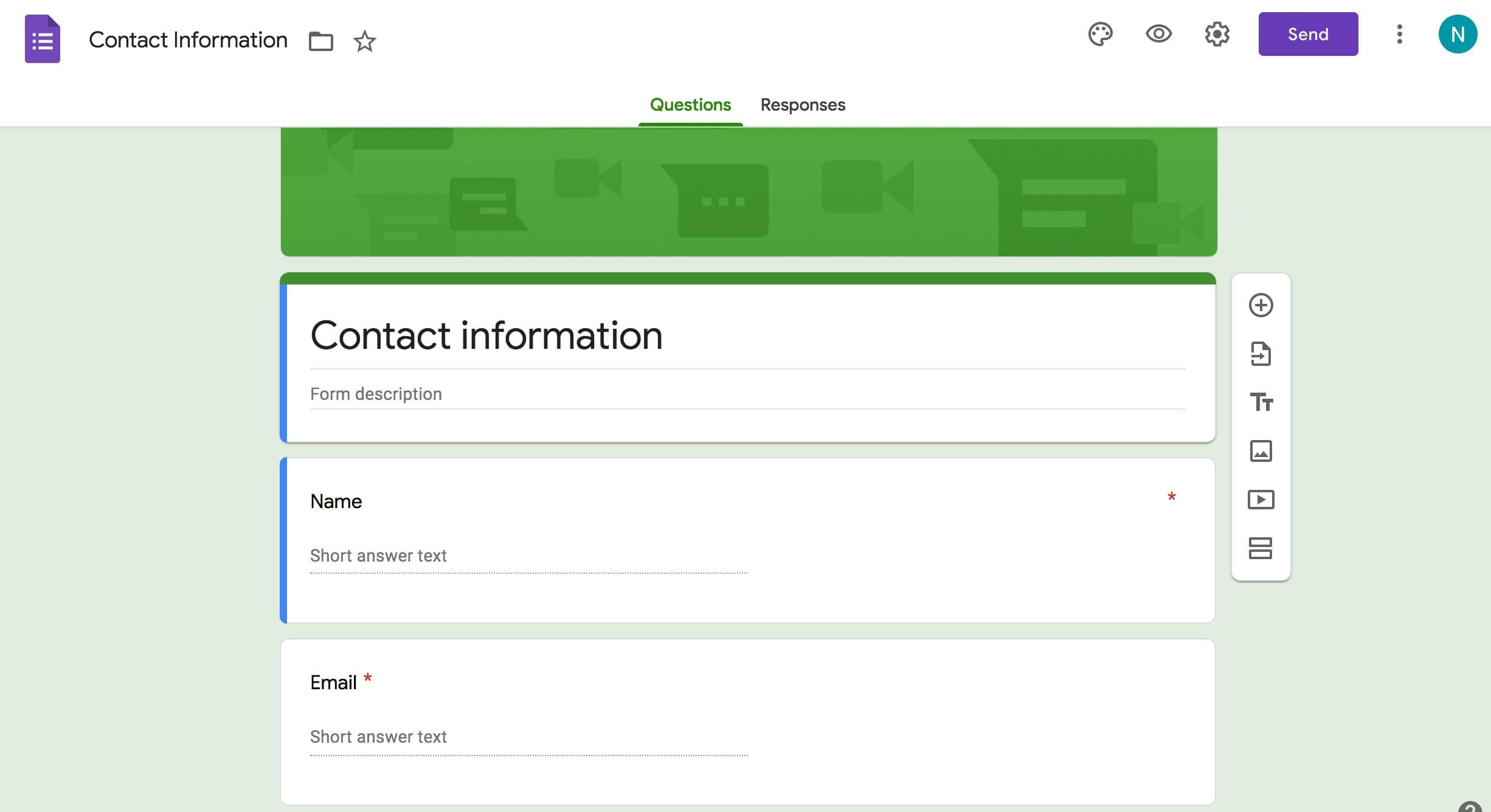 dien google form 4