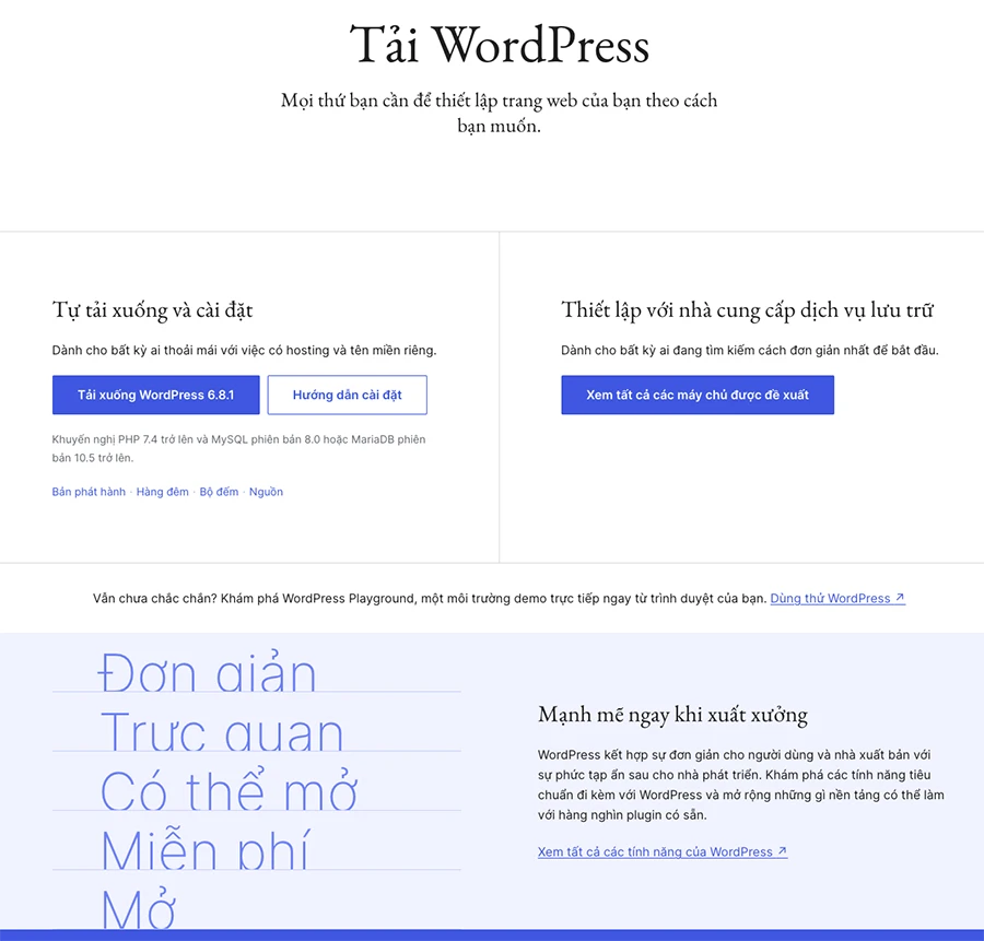 WordPress là gì? Tại sao nên dùng Wordpress để thiết kế website? 5 wordpress mien phi